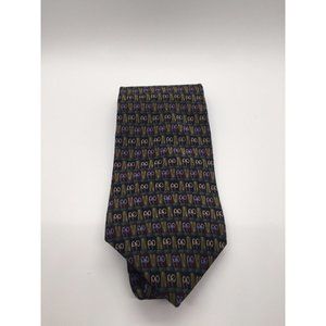J. GARCIA Green Blue Maroon Tan 100% Silk Tie Collection 4 By Stonehenge USA
